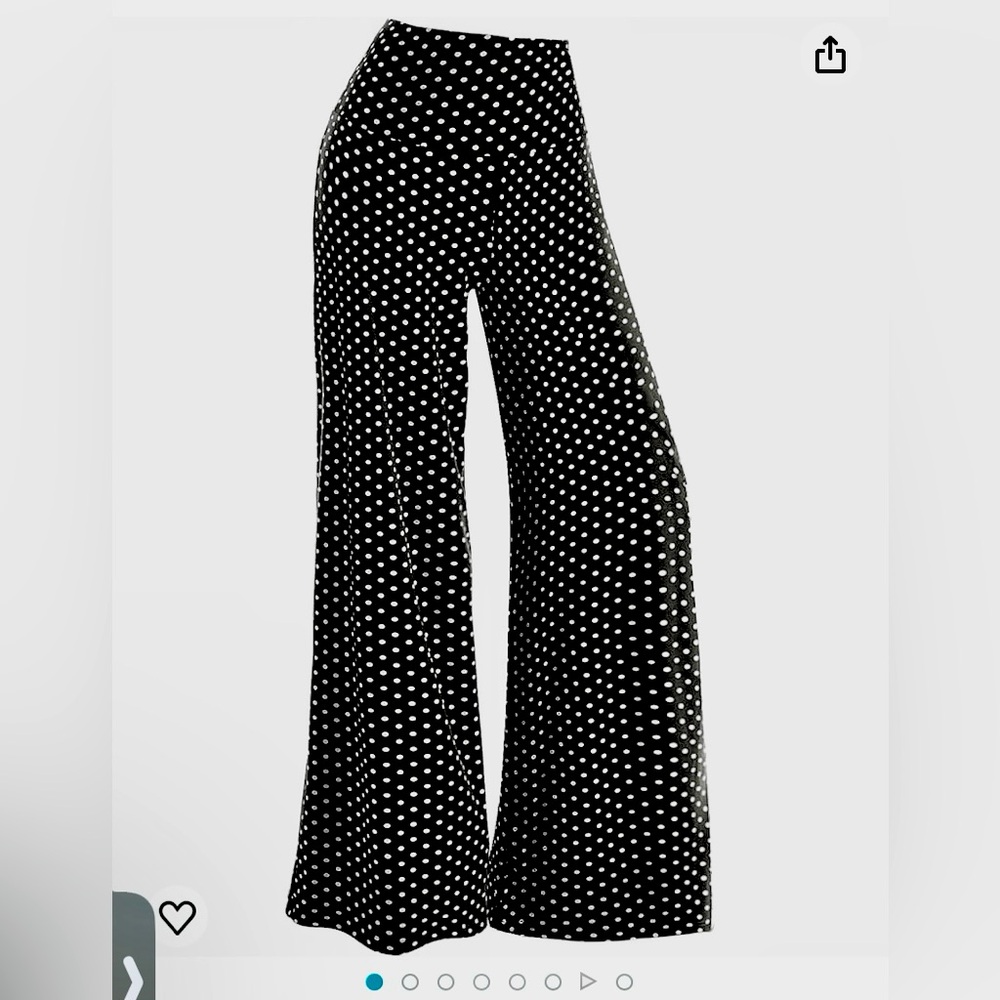 Aerolina Palazzo pants: stretchy, comfortable, flattering, fashionable size med